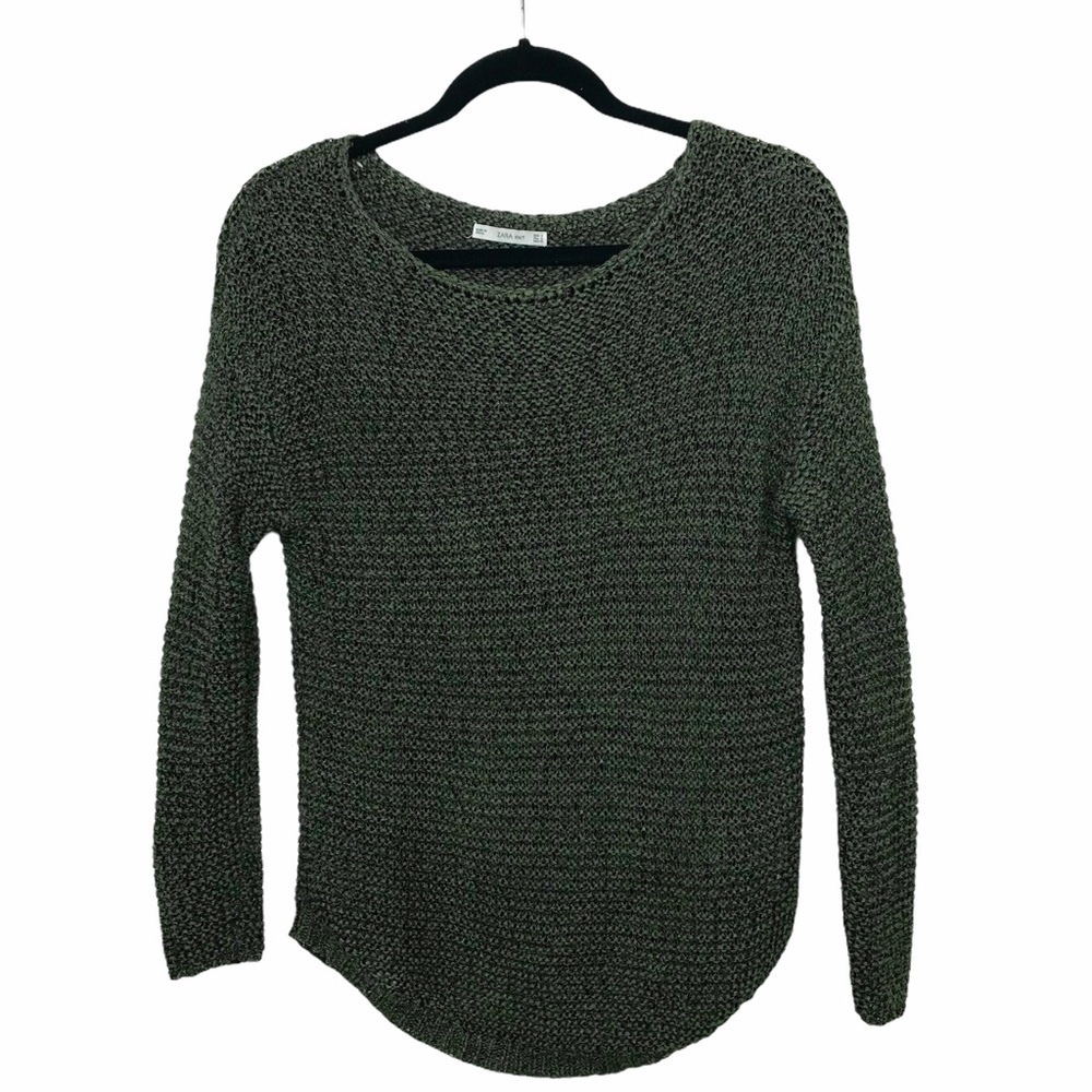 Zara Knit Green Sweater